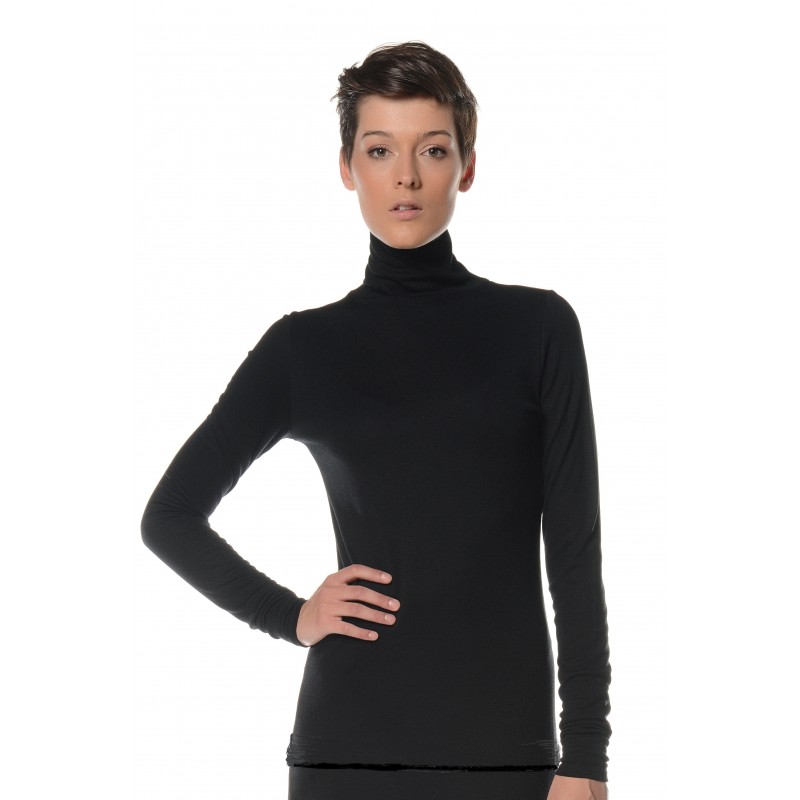 T shirt manche hotsell longue noir femme