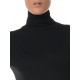 Black turtleneck dress tall woman clothing