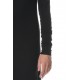 Black turtleneck dress tall woman clothing