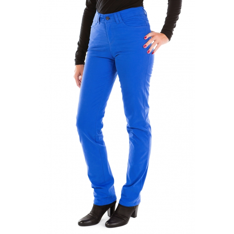 Pantalon jean bleu femme hotsell