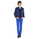 Royal Blue Lace Bomber tall woman clothes