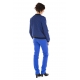 Royal Blue Lace Bomber tall woman clothes