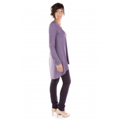 Heather Purple tunic with long sleeves