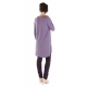 Heather Purple tunic with long sleeves