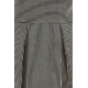 Pleated skirt with stripes in texture 