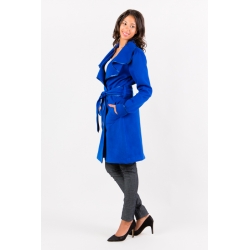 Manteau bleu royal