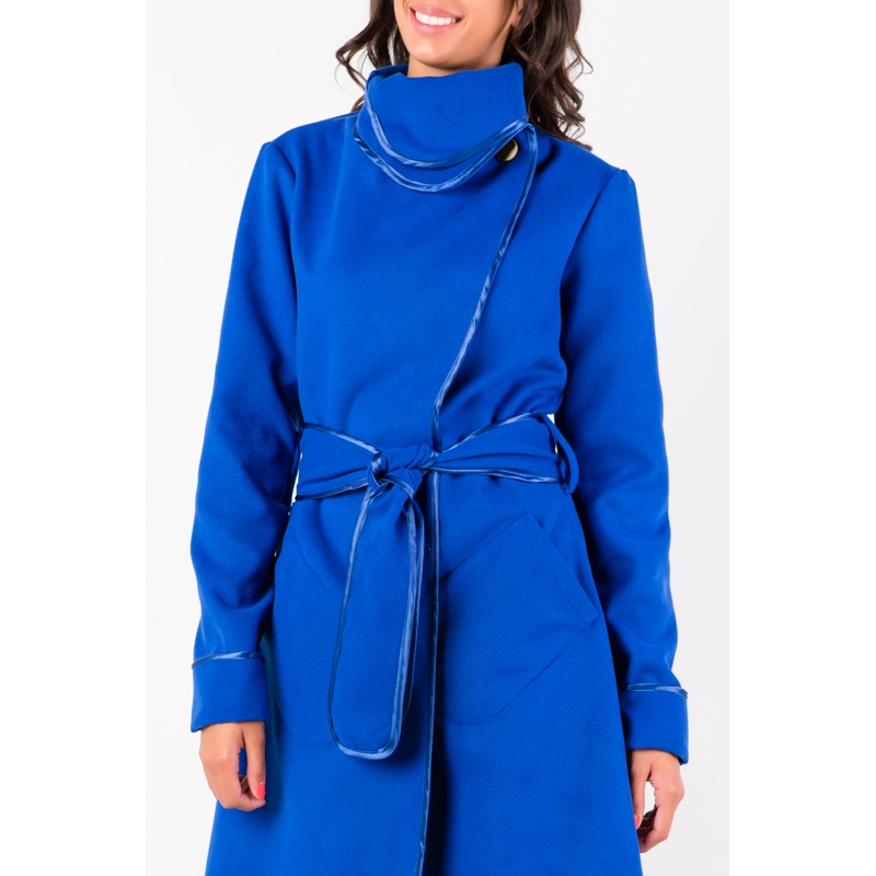 parka bleu roi femme