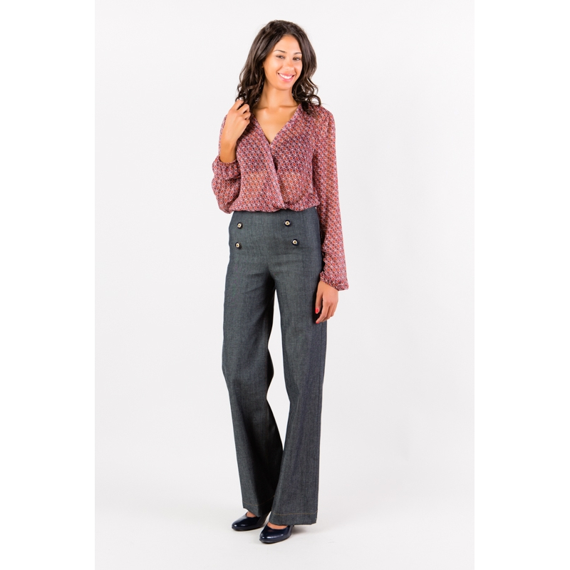 Wide leg jeans - Flamenzo