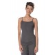 Grey tanktop tall woman clothes