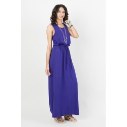 Robe longue débardeur violette