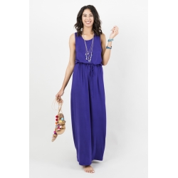 Robe longue débardeur violette