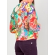Veste cintrée multicolore