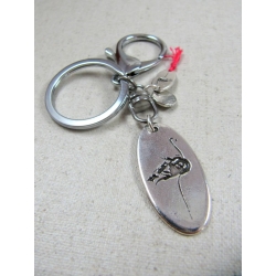 Keyring "Flamenzo" - 925 silver finish